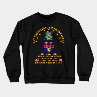 1st Bn 148th Infantry - OHANG w Flags Crewneck Sweatshirt